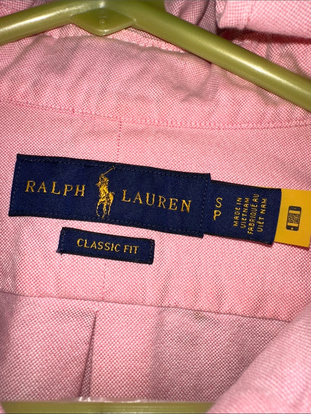 Ralph Lauren Light Pink Oxford Ruffled collar Shirt - Picture 3 of 5